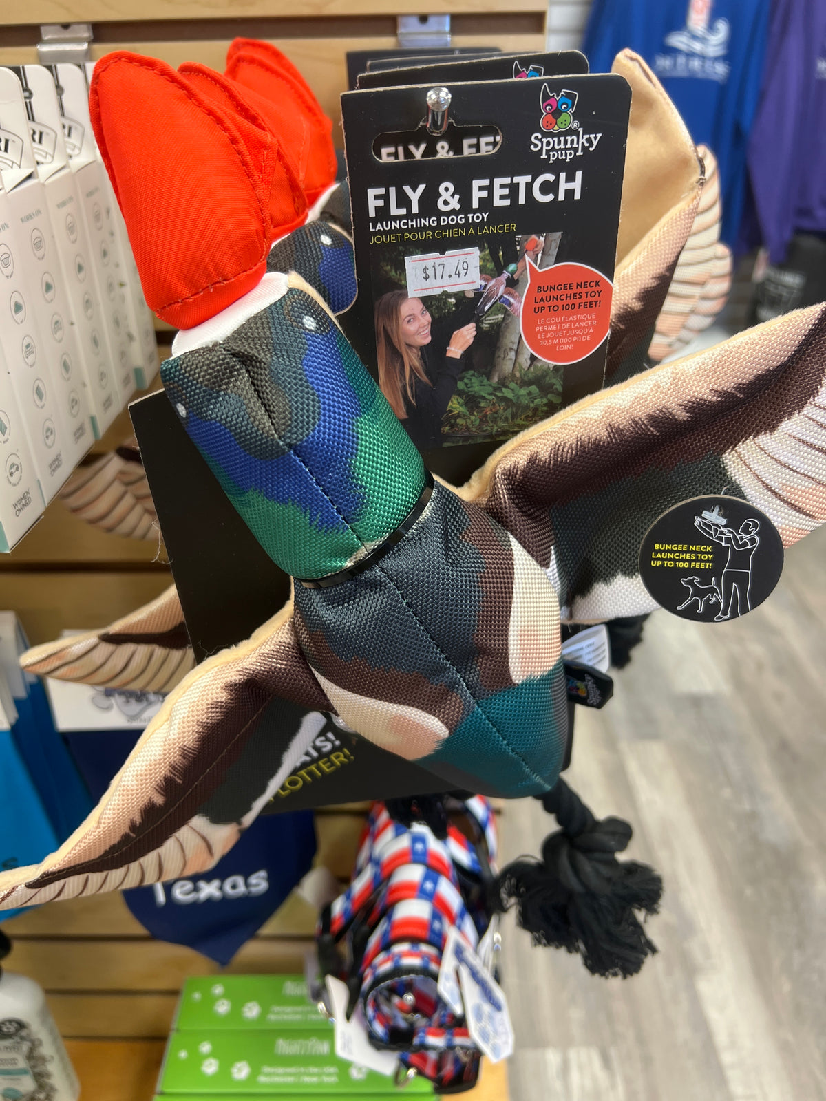 Clean Earth Fly & Fetch Duck Toy