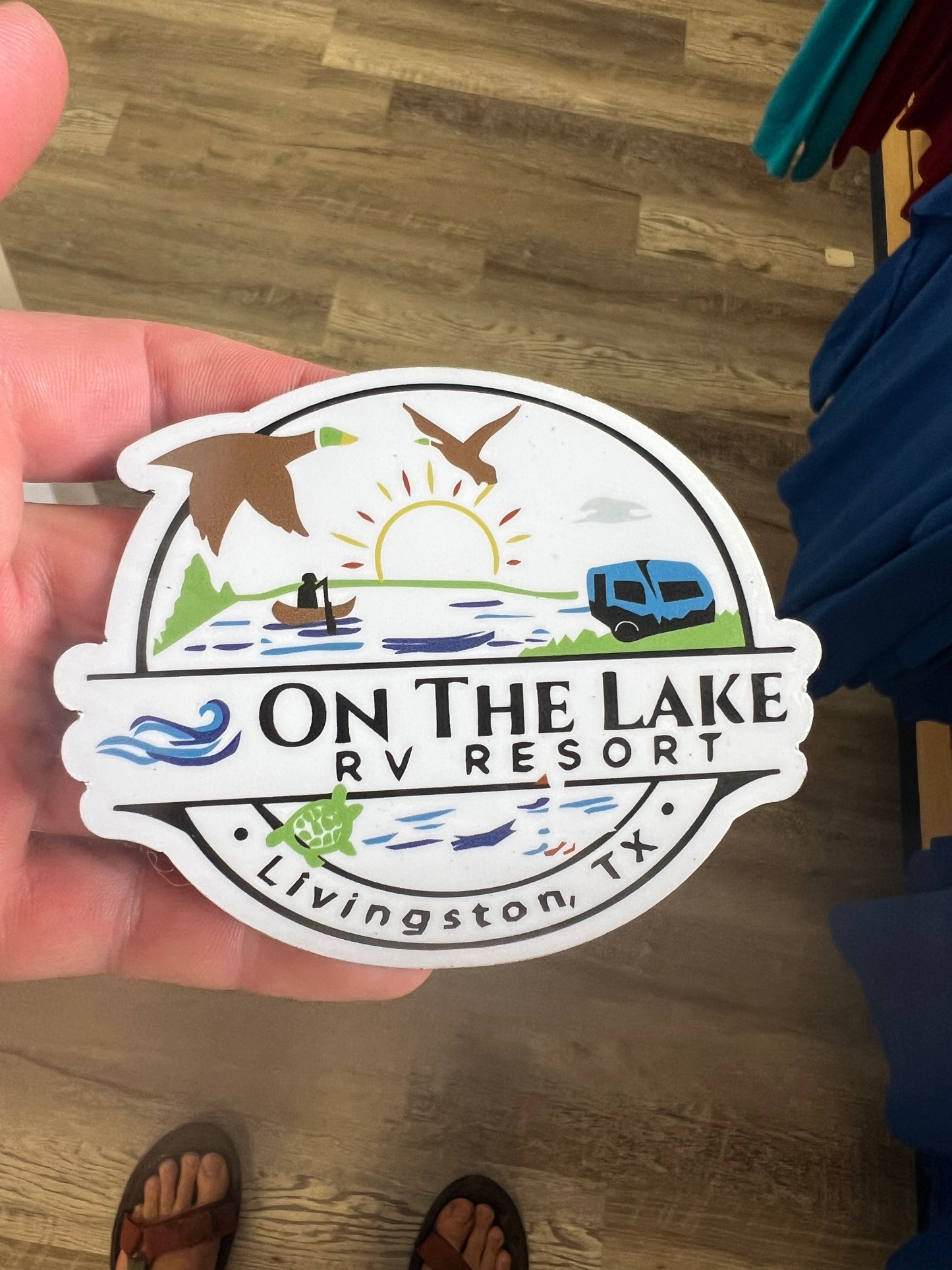 On the Lake Logo Sticker (Old Version)