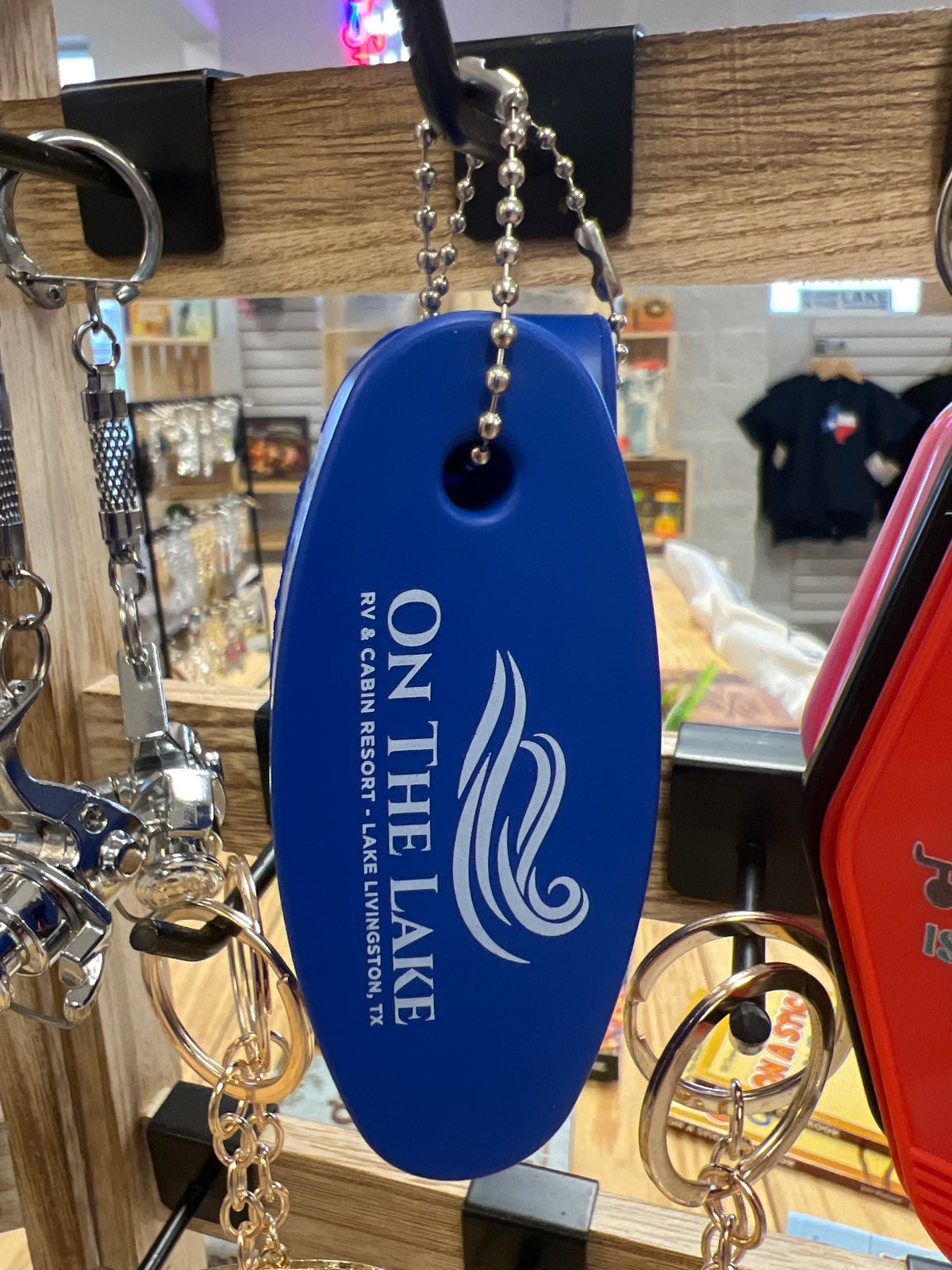 On the Lake Logo Floating Keychain