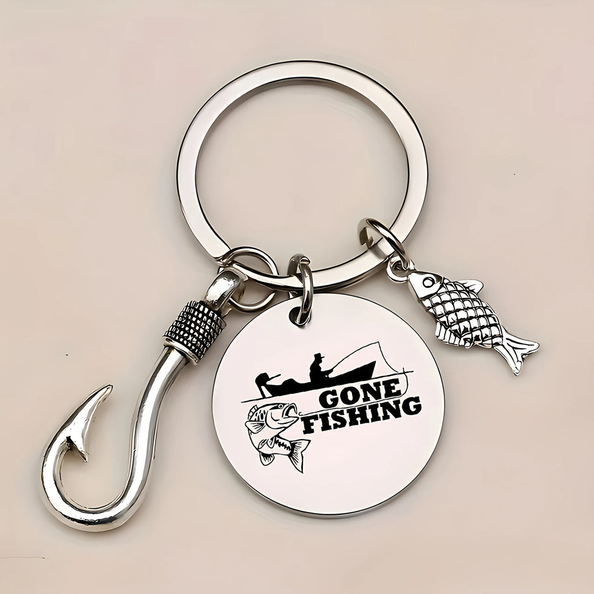 Gone Fishin Keychain