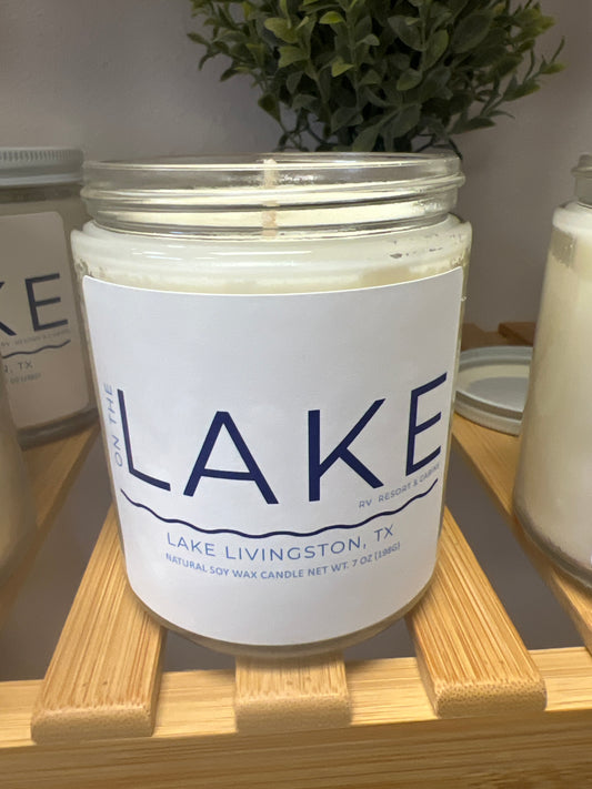 On the Lake Logo Candle