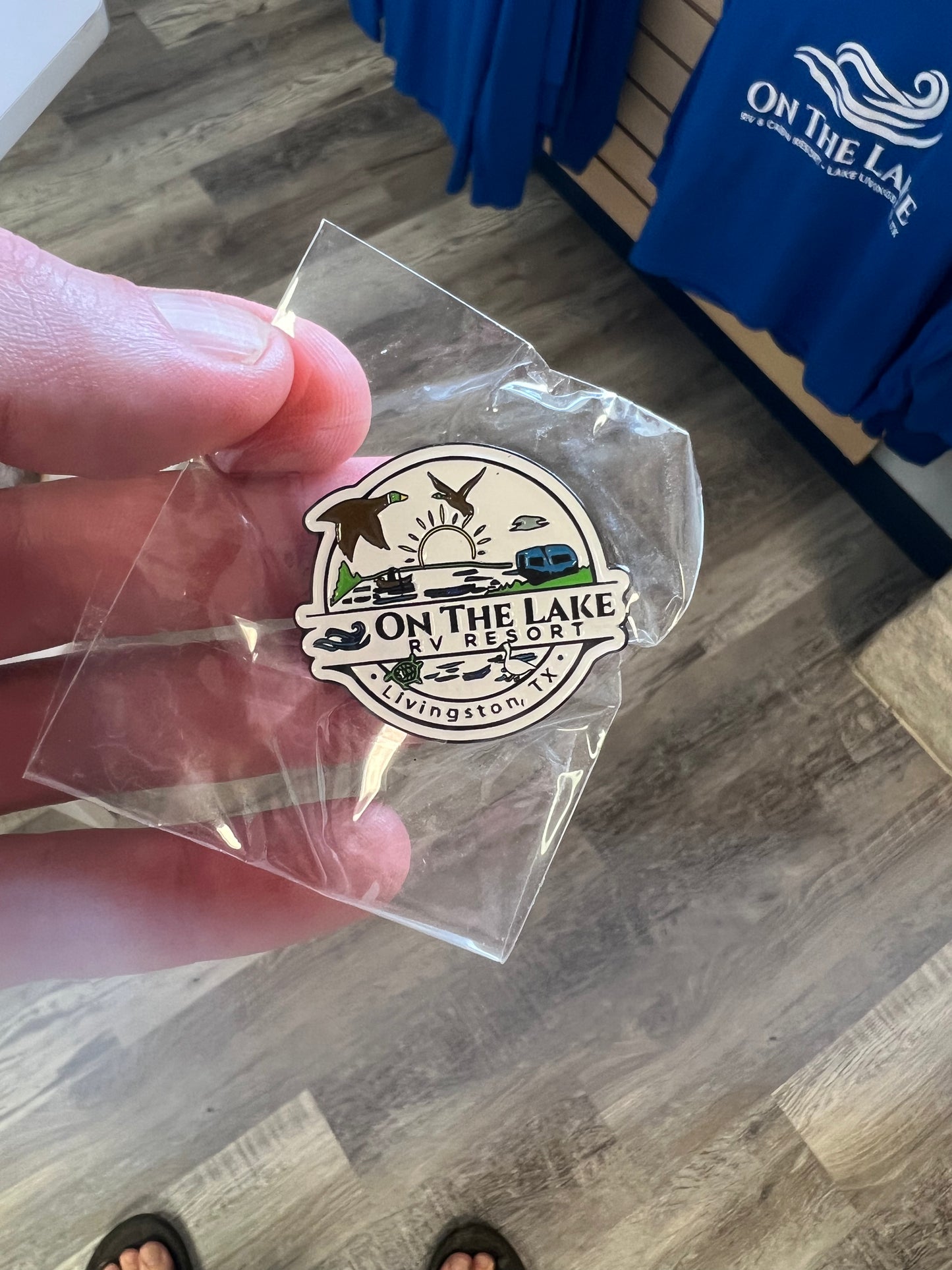 On the Lake Logo Pin