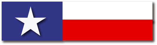 Texas Flag Bumper Sticker