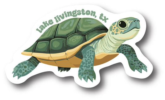 Turtle Lake Livingston, TX Sticker